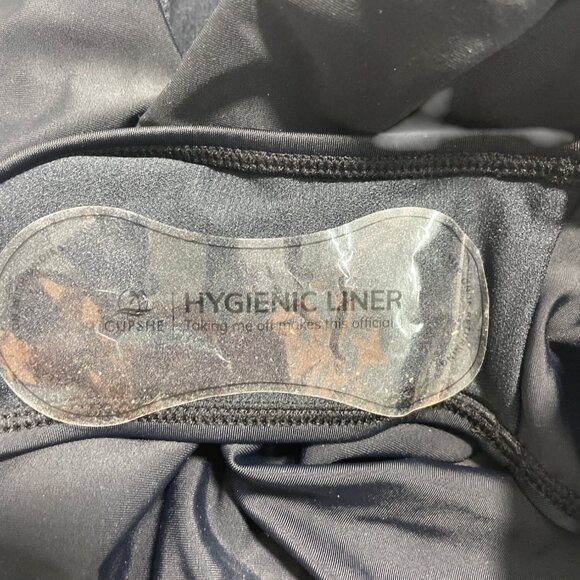 Cupshe Womens Black Ruffle Strap V-Neck One-Piece Swimsuit Size M- New - Picture 7 of 8